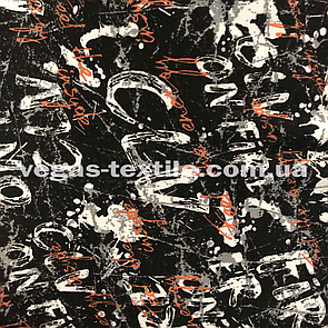 Тринитка начіс принт написи Туреччина (ширина 1.8)