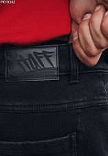 Утеплені джинси Staff black2 slim fleece чорний PKY0342 33, фото 2