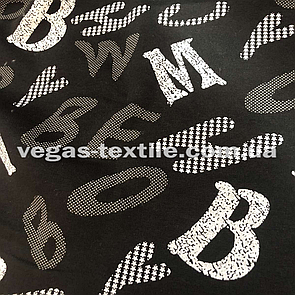 Тринитка начіс принт написи Туреччина (ширина 1.8)