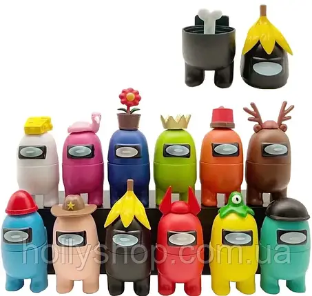 Набір фігурок Among Us з гри Амонг Ас 12 см 8-11см, фото 1