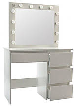 Столик для макіяжу з підсвічуванням B071 білий (20000021), фото 3