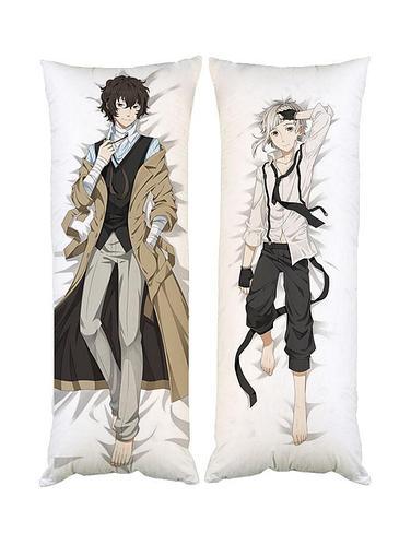 Дакімакура 150х50 см Дазай і Ацуси Бродячі Пси Bungo Stray Dogs Nakajima Atsushi Dazai Osamu подушка