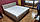 Ліжко Каміла з матрацом підйомно механізмом 100 * 200 (Тканина), фото 2