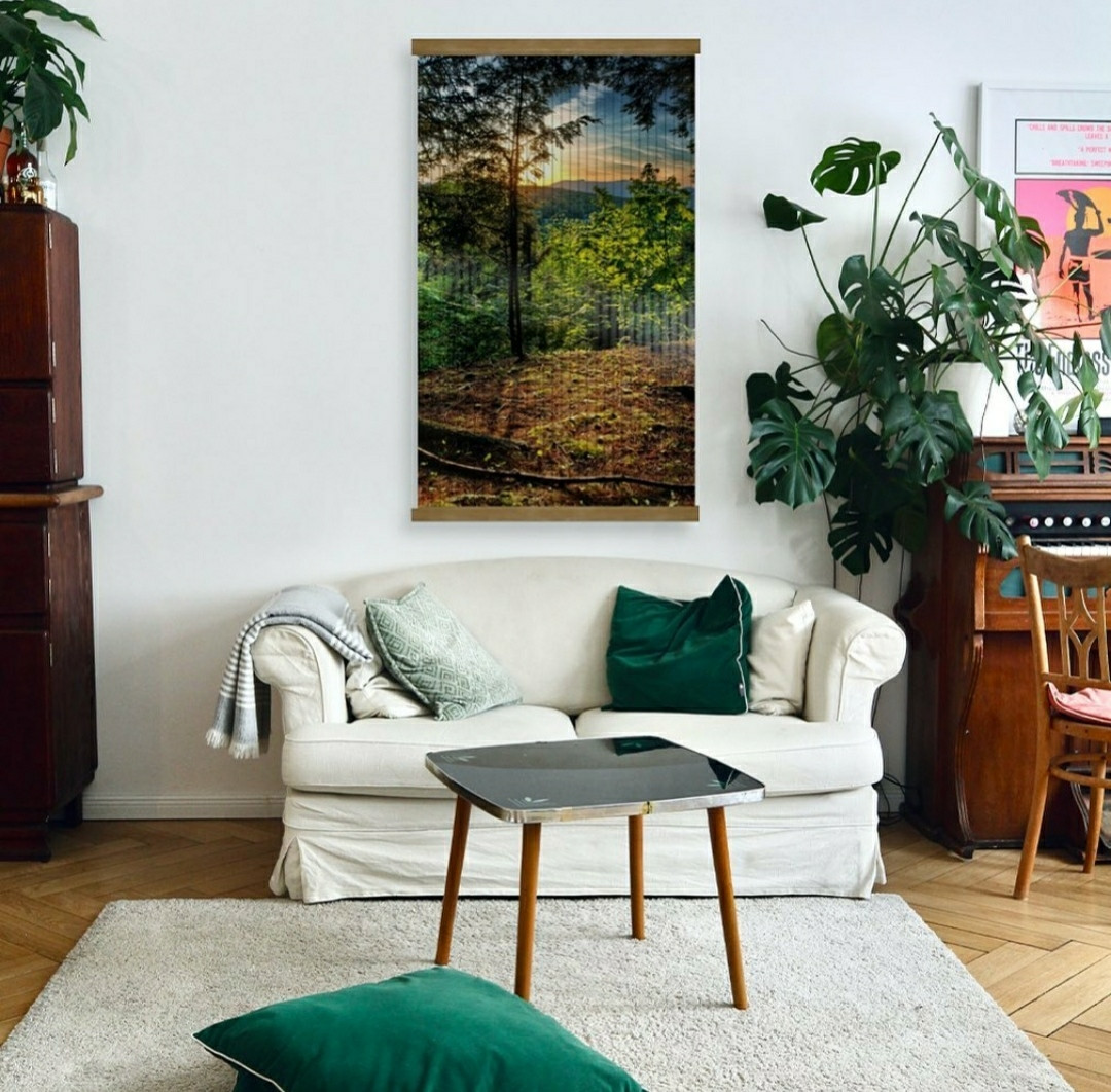 Карбоновий нагрівач на стіну-картину Ліс, фото 1