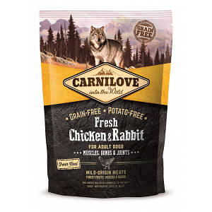 Carnilove Fresh Chicken&Rabbit для собак з куркою та кроликом 1.5 кг