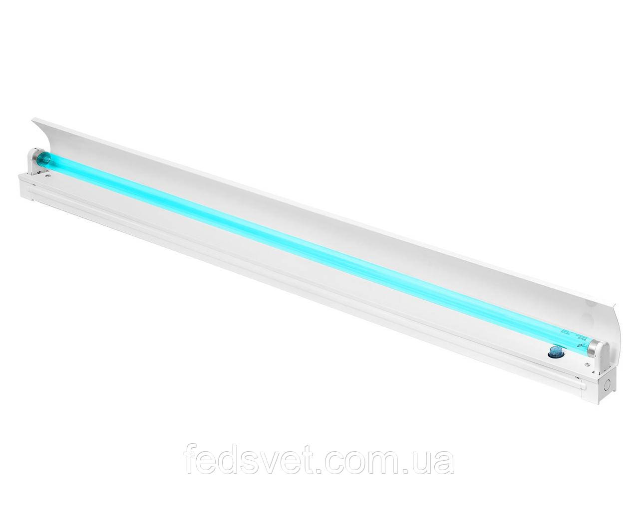 Опромінювач 36W (до 95м2) бактерицидний з екраном, лампа PHILIPS TUV (комплект)