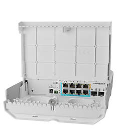 Комутатор Mikrotik netPower Lite 7R (CSS610-1Gi-7R-2S+OUT)