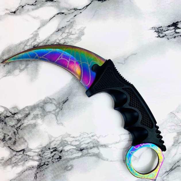Ніж Керамбит з чохлом Karambit хамелеон