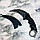 Ніж Керамбит з чохлом Karambit павутина чорний, фото 4
