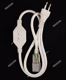 Мережевий шнур для Гнучкого Неона LED стрічки 2х жильний до 50 м 174001