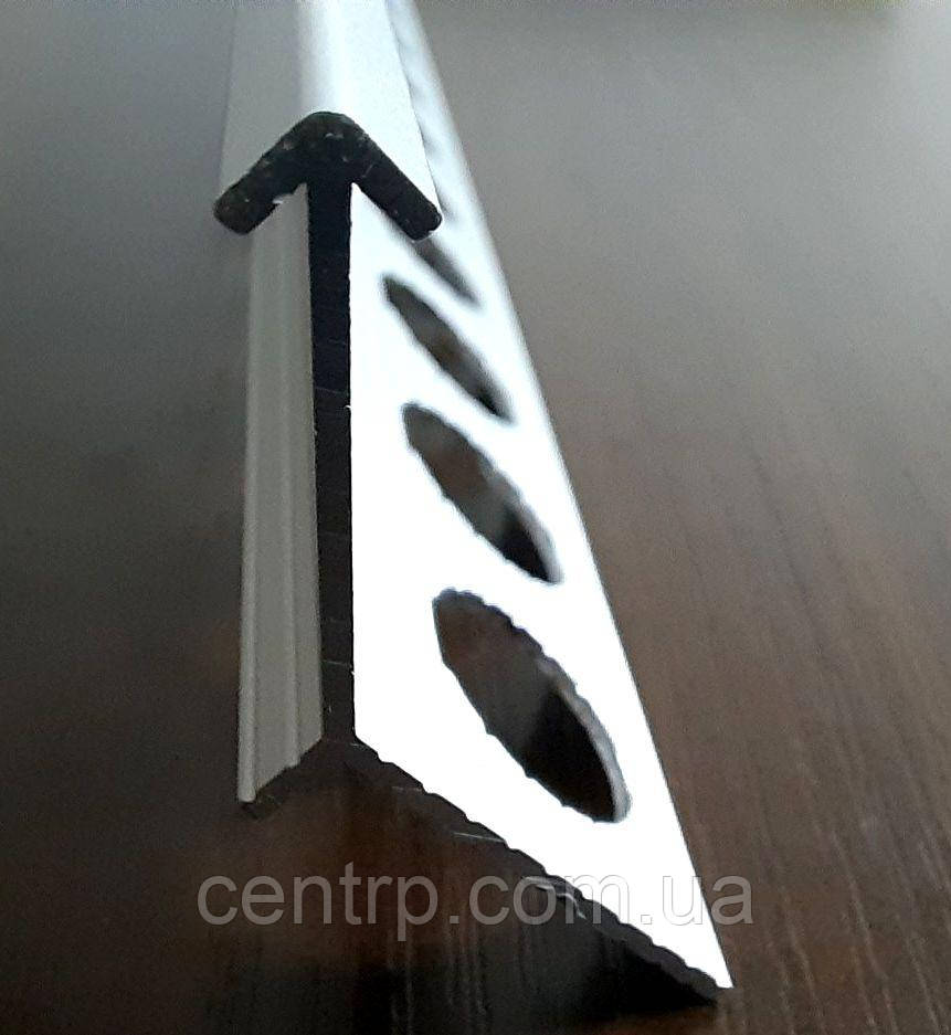 Профиль для плитки мерседес (Y профиль) алюминиевый ПМ-12 серебро L-2.7 ...