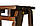 Драбина дерев'яна декоративна h62 (brown) коричнева, фото 4