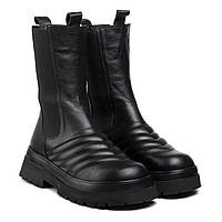 Ботинки женские черные кожаные Guero 36