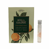 Унісекс аромат 4711 Acqua Colonia Blood Orange & Basil 1ml пробник, свіжі цитрусові пряні парфуми