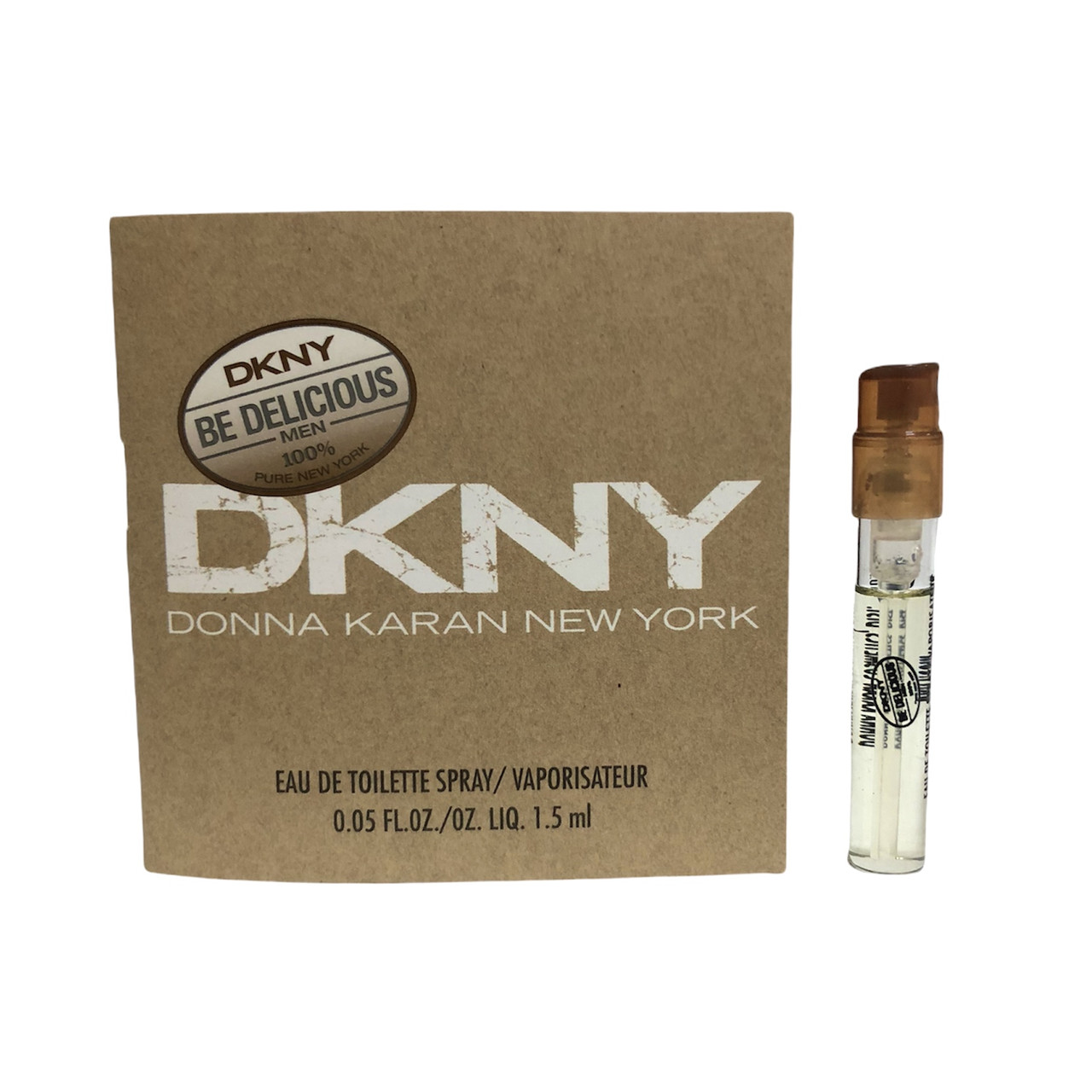 Оригінальний пробник чоловічих парфумів DKNY Be Delicious Men 1,5ml, свіжий деревний аромат для чоловіків