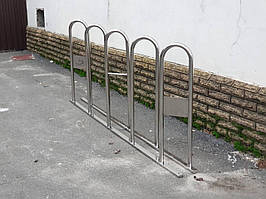 Велопарки для магазинів или кафе, вуличні. Неіржавка сталь.