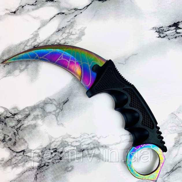 Ніж Керамбит з чохлом Karambit хамелеон, фото 1