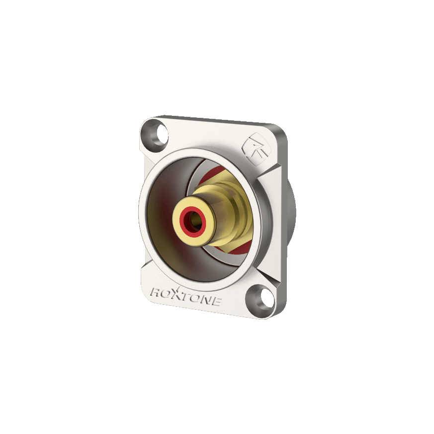 Гнездо Roxtone RF2D-N RCA female (мама) панельный