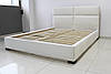 Ліжко двоспальне Лайт, двоспальне ліжко з м'яким узголів'ям для спальні Шик Галичина, фото 2