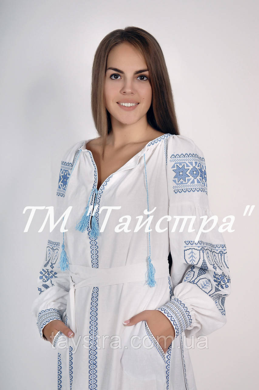 Плаття бохо льон весільне, етно, бохостиль, вишиті плаття вишиванка, Bohemian