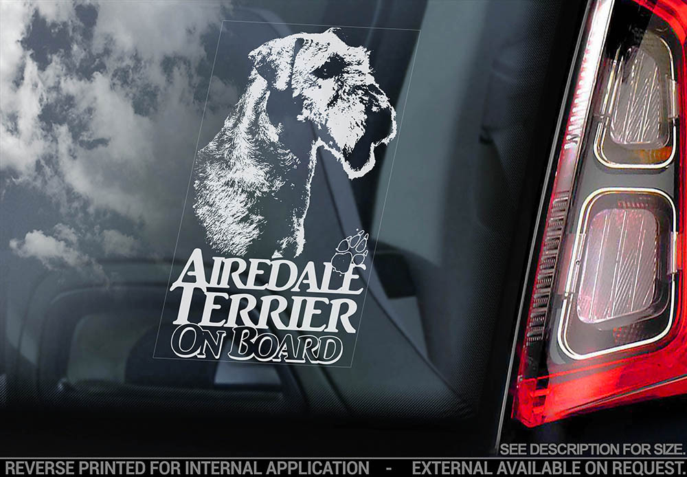 Ердельтер'єр (Airdale Terrier) стикер