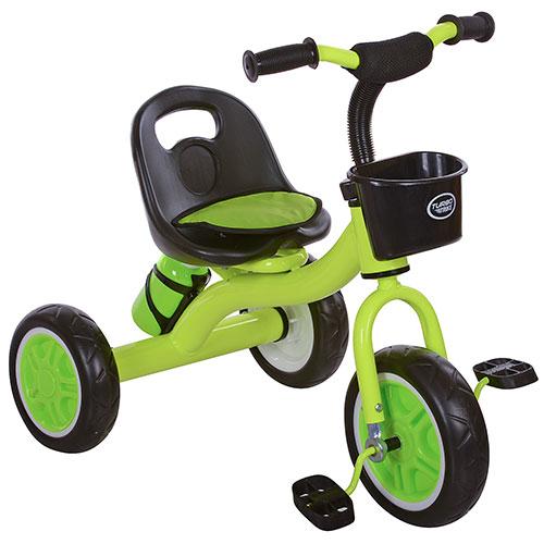 Дитячий триколісний велосипед Baby М 3197-5 сталевий, зелений