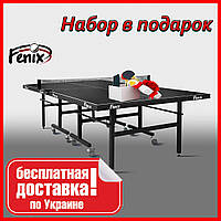 Профессиональный теннисный стол "Феникс" Master Sport М19 черного цвета