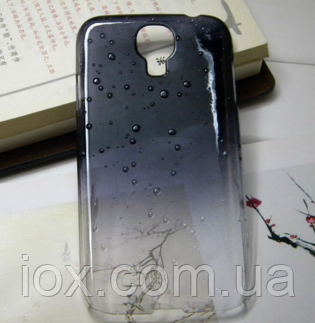 Чохол з ефектом роси чорний для Samsung Galaxy S4
