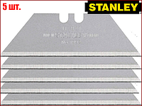 Лезвия для ножей трапеция 62х0.65 мм 5 шт Stanley 0-11-921