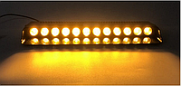 Мигалки Стробоскопы Спец сигналы на лобовое стекло автомобиля 12 Лед ламп ДХО Лампы Желтый