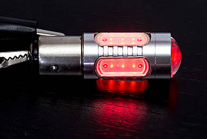 Яскравий світлодіод 7.5 W COB LED 1157 / P21/5W / BAY15D Red 7.5 W Red / Червоний (Габарит + Стоп)