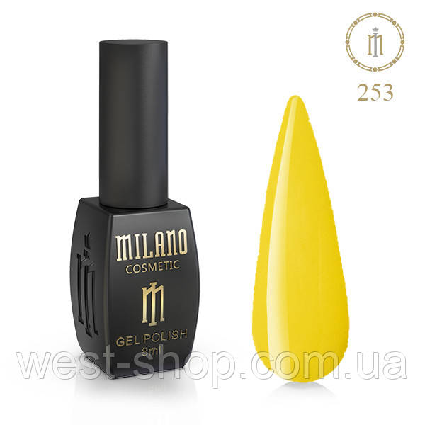 Гель-лак Milano 8 мл, № 253