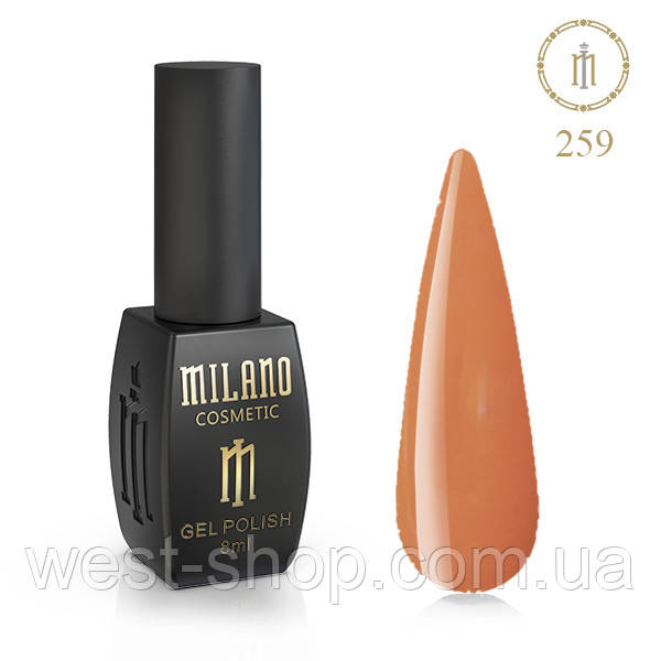 Гель-лак Milano 8 мл, № 259 ❗️Критический срок годности