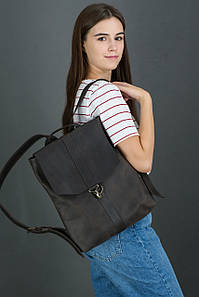 Жіночий рюкзак Монако з натуральної шкіри колір Шоколад