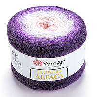 Секционная пряжа YarnArt Flowers Alpaca 427 (Ярнарт Флаверс Альпака) с альпакой зимняя