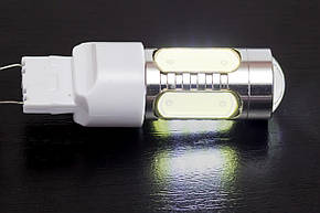 Яскравий світлодіод 7.5W T20 COB LED White / Білий (задній хід і підсвітка поворотів), фото 1