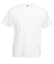 Чоловіча футболка однотонна біла 036-30