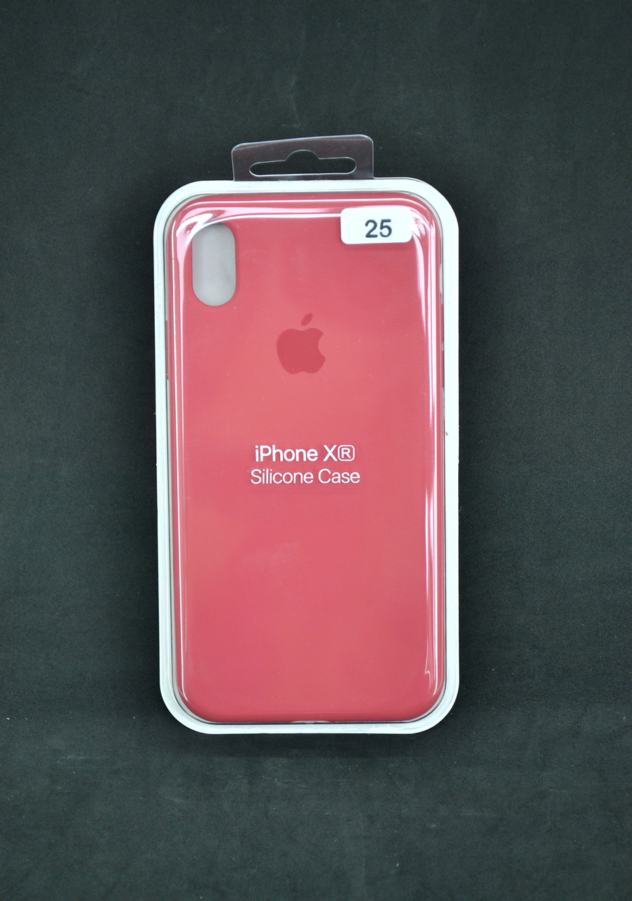 Чохол силіконовий для телефону iPhone XR Silicone Case Orig FULL №25 camelia 4you