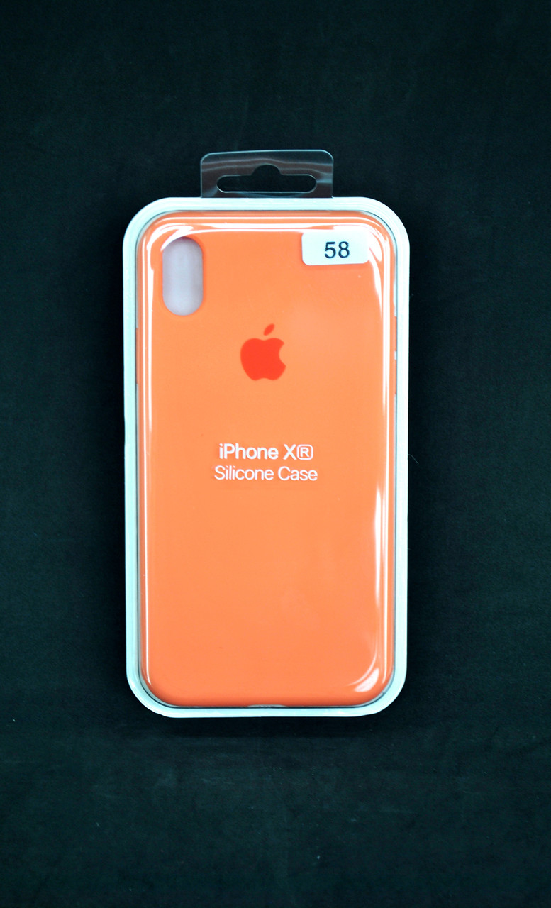 Чохол для телефону iPhone XR Silicone Case original FULL №58 carrot (4you)