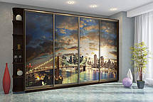 Шафа-купе 4Д Стандарт 340х45 h-220, ТМ Гарант, фото 4