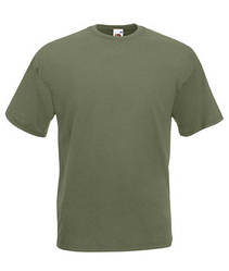 Чоловіча футболка однотонна олива 036-59
