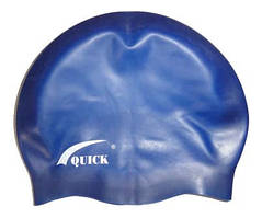 Шапочка для плавання «юніор» 3D синього кольору 