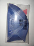 Шапочка для плавання «юніор» 3D синього кольору, фото 3