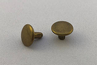 Хольнітен двосторонній, діаметр - 12 мм, ніжка - 12 мм, колір - антик, в упаковці - 50 шт, артикул СК 5822