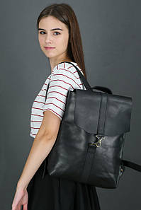 Жіночий рюкзак Монако з натуральної шкіри колір Чорний