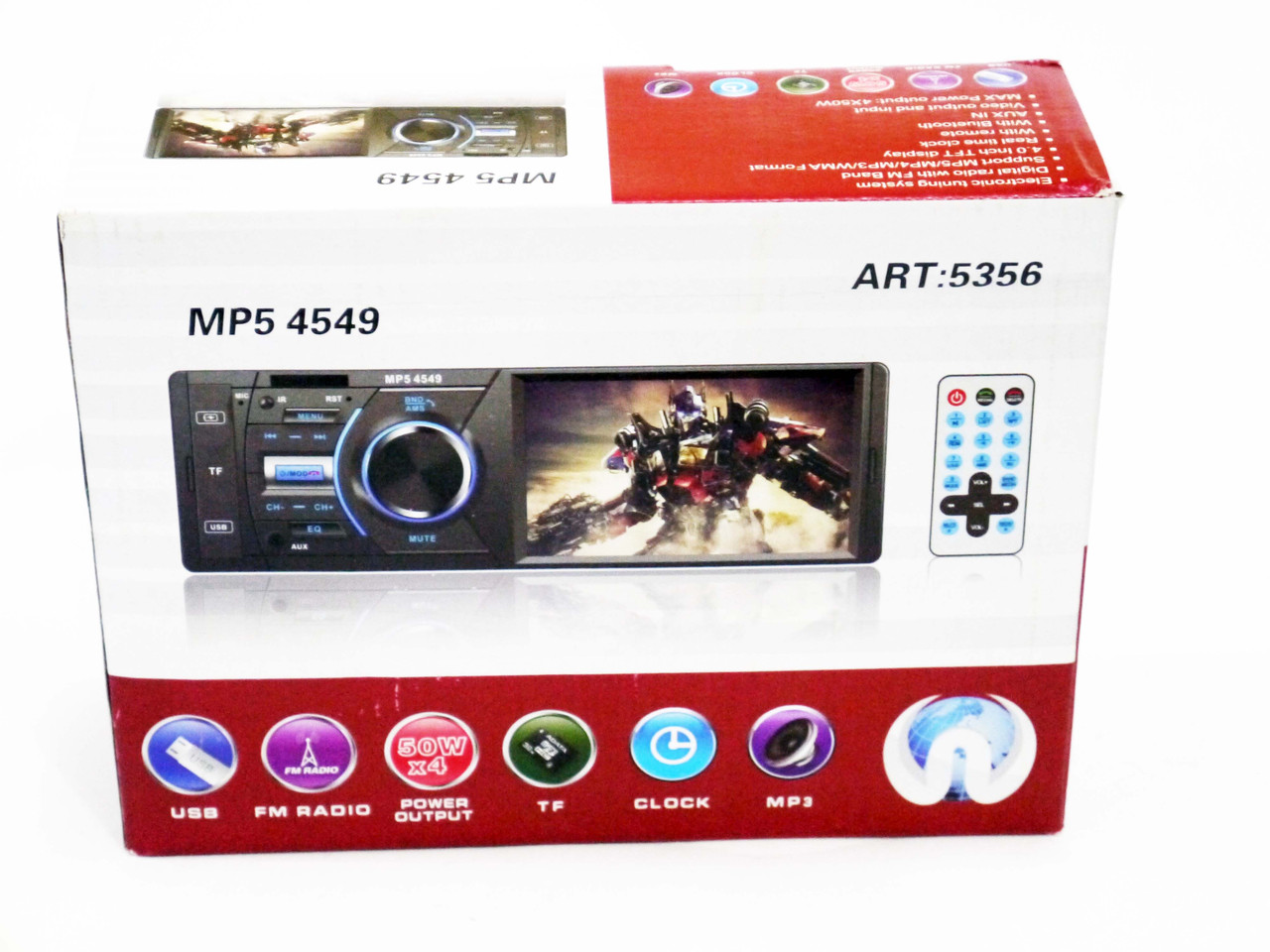Автомагнітола MP5 4549 екран 4" Bluetooth AV-in