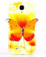 Силіконовий чохол Жовтий метелик для Samsung Galaxy S4 i9500
