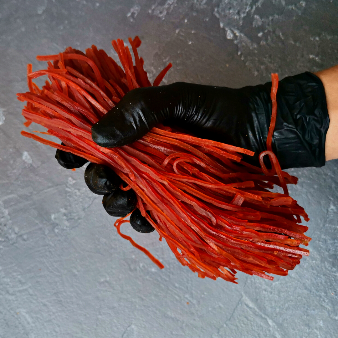 Опт Кальмар павутинка з червоним перцем Преміум (закуска до пива, снек), фото 1