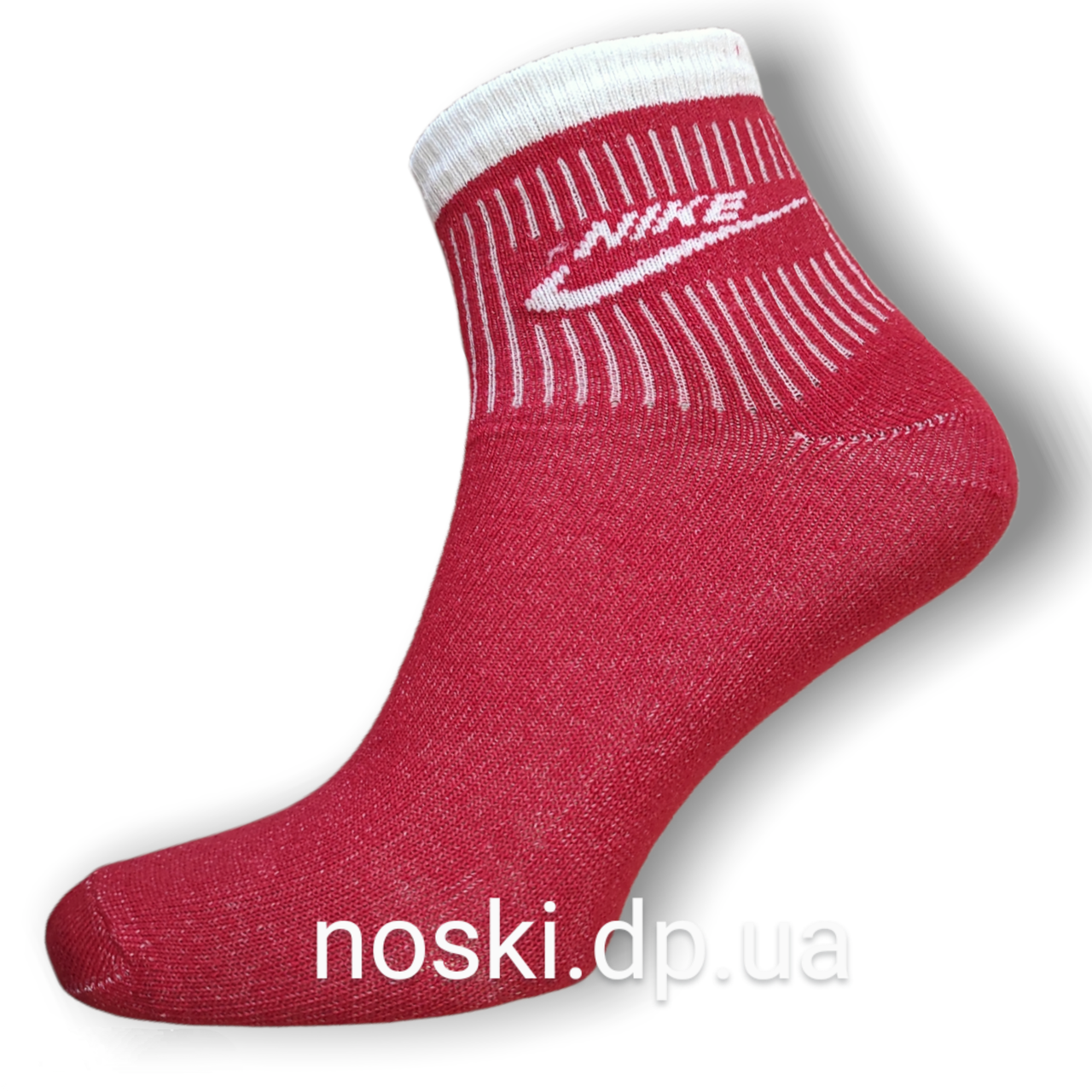 Жіночі шкарпетки спортивні червоні 36-40
