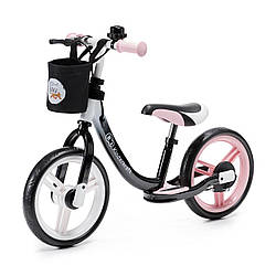 Беговел Kinderkraft Space Black (KKRSPACBLK00AC) Рожевий
